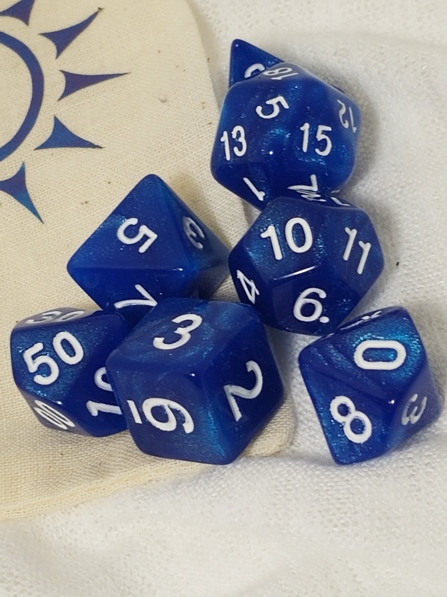 Color Shift wand Dice Bag with Dice