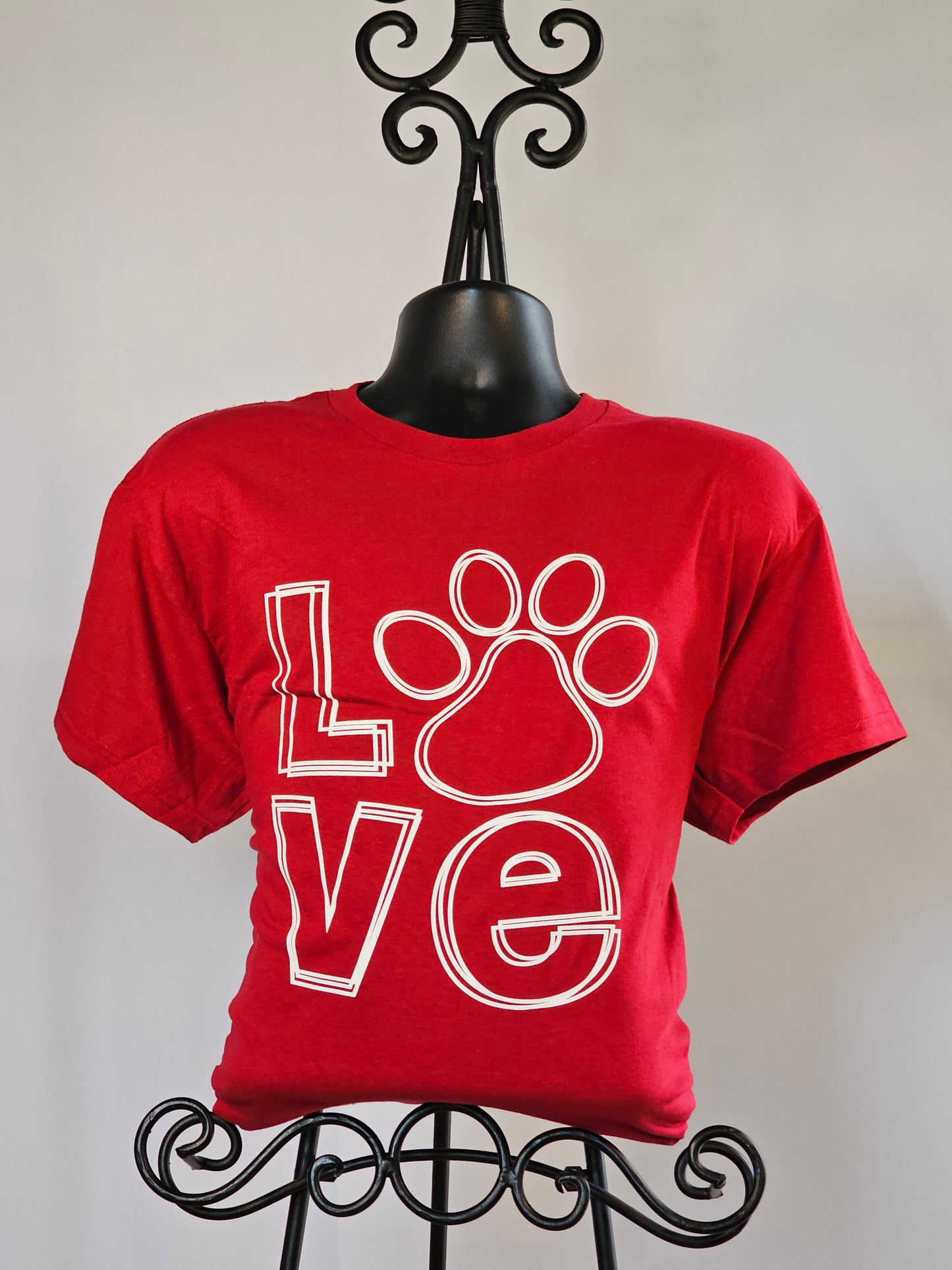 Love W/paw print T-Shirt